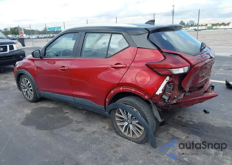 2021 Nissan Kicks Sv Xtronic Cvt z USA, uszkodzony, nr VIN 3N1CP5CV1ML473334